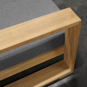 Chaise de canapé minimaliste en bois de teck de la collection Ramayana, mobilier de salon parfait pour l'extérieur et l'intérieur - Product Image 4