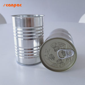 3 boîtes en fer blanc pour aliments et noix, forme cylindrique, 4 à 6 couleurs, en acier sans teneur en étain, emballage personnalisé - Product Image 4