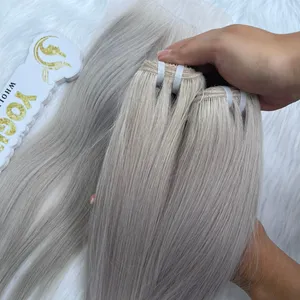 Human Hair 100% Vietnamese Human Hair Ivory Color Weft Hair New Products Hot Sell Color Top Vietnam Supplier