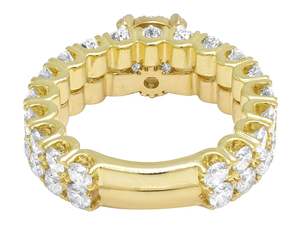 Wedding <b>Rings</b> Fine Jewelry 925 <b>Sterling</b> <b>Silver</b> Moissanite Diamond Engagement <b>Ring</b> <b>Set</b> For Women - Product Image 3