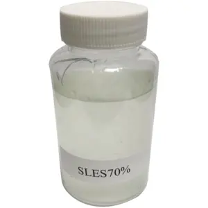 Sulfate laurique CAS 68585 d'éther de sodium SLES 70 utilisé pour l'agent de teinture industriel