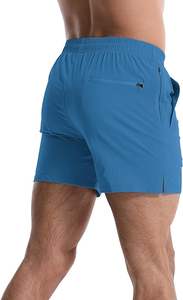 Custom <b>Men's</b> Mid-Breathable <b>Bermudas</b> High Street <b>Shorts</b> Anti-Wrinkle Drawstring Sustainable Cotton Knitted Weave Plus Size - Product Image 6