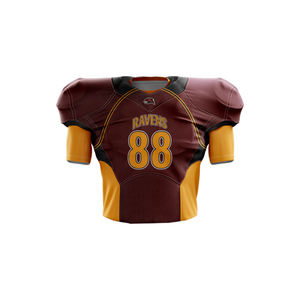 Maillot de football américain unisexe respirant, grande taille pour adultes, vente chaude, uniforme de football américain pour hommes de haute qualité - Product Image 1