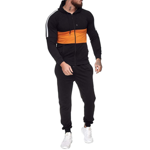 Vente en gros directe usine – Survêtement décontracté à capuche, couleurs et tailles personnalisables, en coton et polyester anti-boulochage - Product Image 1