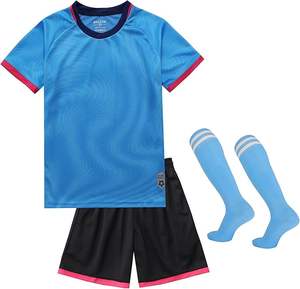 Conjunto de Uniforme de Fútbol Personalizado con Combinación de Colores, 100% Poliéster, Secado Rápido, Transpirable, Estilo Nuevo, Jersey de Fútbol para Adultos a Precio Económico - Product Image 6