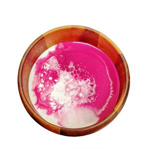 Bol de service décoratif en résine personnalisable, écologique, fabriqué à la main, poli, d'origine indienne, passe au lave-vaisselle, idéal pour les fêtes - Product Image 5