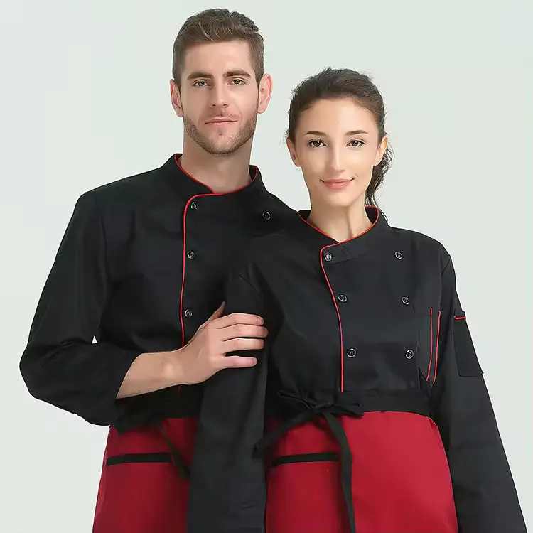 Nuovo stile all'ingrosso della fabbrica vestiti dello Chef cappotto dello Chef uniforme da crudo a Fine