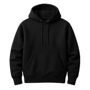 Nouveau style de sweat-shirts à fermeture éclair, poids lourd 400 GSM, manches longues, broderie personnalisée, coupe ample, lavé, uni, pour homme, automne - Product Image 1