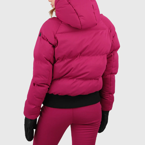 Chaqueta de Invierno Reversible Impermeable y Cortavientos para Mujer, Talla Grande, Acolchada, Ligera, Mangas Largas, Cierre Cruzado - Product Image 2