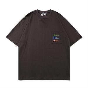 Áo Phông Nam Cổ Điển 100% Cotton Quần Short In Hình Áo Phông Tùy Chỉnh Màu Xanh Quân Đội Oem Bộ Áo Phông Họa Tiết Ngoại Cỡ Cá Nhân Số Lượng Lớn - Product Image 5