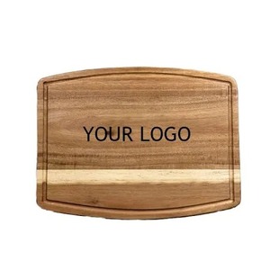 Tabla de Cortar de Madera Grande, Hecha a Mano, Ecológica y Duradera, con Mango, Multiusos, Bloque de Preparación de Alimentos, Protege los Cuchillos - Product Image 1