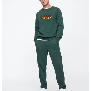 OEM/ODM 450 GSM survêtement lourd de qualité supérieure 100% coton avec col à capuche avec logo imprimé personnalisé pour hommes - Product Image 4