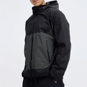 Veste coupe-vent à capuche en nylon légère et élégante pour homme, streetwear, mode, sports de plein air, course à pied, fermeture éclair, vestes pour homme - Product Image 5