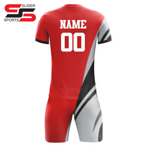 Uniforme de Fútbol Personalizado para Hombre, Transpirable, de Secado Rápido, para Entrenamiento, Deportes de Equipo, 2 Piezas, Verano - Product Image 4