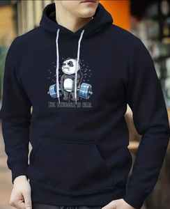 Sweat à capuche pour homme de qualité supérieure, ultra confortable et douillet, 100% coton, uni, teint et brodé avec impression numérique pour l'hiver - Product Image 4