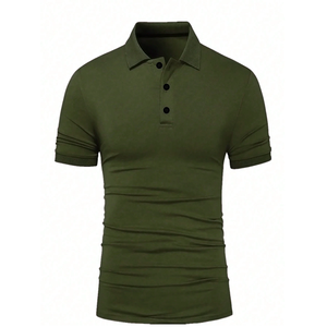 Camisetas Polo Personalizadas Unisex Lisas 100% Algodón al por Mayor Camisetas de Manga Corta Camisetas Polo para Hombre - Product Image 1