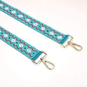 Handmade Beaded Bag <b>Strap</b> with COLOURFUL Pattern Adjustable Shoulder Crossbody <b>Replacement</b> <b>Handbag</b> Purse - Product Image 4