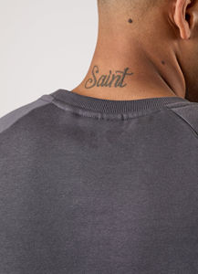 Sudaderas con capucha y Sudadera de manga larga de algodón 100% de Color sólido holgado personalizado para hombre, venta al por mayor, sudadera de primavera para hombre - Product Image 3