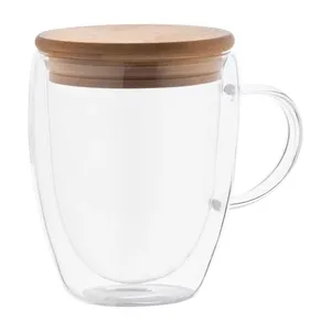 Mug en verre borosilicate personnalisé Grobina, vaisselle de haute qualité pour un merchandising haut de gamme - Product Image 6
