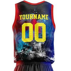 Nouveauté Meilleure qualité Faible MOQ Respirant Grande taille Uniforme de basket-ball pour hommes adultes Léger Confortable 100% polyester - Product Image 6