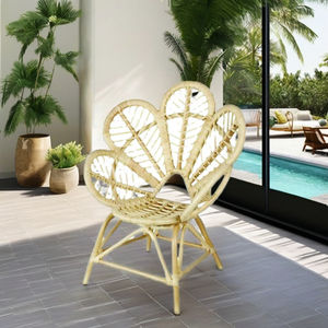 Silla de ratán de alta calidad, hermoso diseño minimalista para comedor interior/exterior, cómoda para hoteles, parques, villas, dormitorios - Product Image 2
