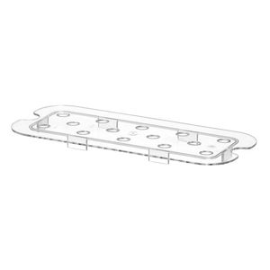Gastronorm Profi Line GN 1/3 Transparent 266x116mm Drainer <b>Rack</b> HENDI Model - Product Image 1