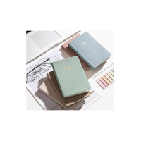 Cuaderno diario A5 línea en blanco suave PU cuero bolsillo diario cuaderno planificador Agenda cuaderno papelería cuaderno diario