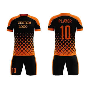 Vente en gros de vêtements de football haut de gamme sur mesure 100% maillots en polyester avec logo ensemble de chaussettes de football pour adultes mettant en vedette la France et le Mexique - Product Image 4