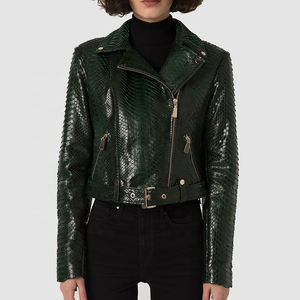 Chaqueta de Cuero Genuino para Mujer, Color Negro, Hecha en Pakistán, de la Más Alta Calidad, del Mejor Proveedor, a la Moda - Product Image 3