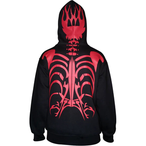 Sweat à capuche zippé pour femme avec logo personnalisé Desgin Puff Printing 100% Cotton Hoodies Oversize Heavyweight Zipper Hoodie - Product Image 5