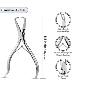High Quality Stainless Steel Hair Extension Plier-Customized Design Reusable LENDIZER SURGICAL Brand for Home & Salon Use - Product Image 3