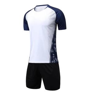 Enfants enfants maillot de football ensemble hommes garçons adultes Football Kits uniformes blanc personnalisé chemises d'entraînement costume court - Product Image 4