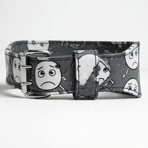 Cinturón de Cuero Vacuno Resistente, Suave y Fuerte, con Estampado de Anime, Doble Hebilla, para Gimnasio y Levantamiento de Pesas - Product Image 6