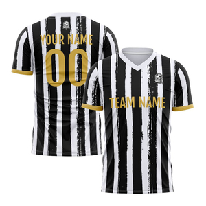 Último diseño sublimación 100% poliéster personalizado fútbol Jersey liso uniforme conjuntos fútbol barato fútbol Jersey OEM - Product Image 3