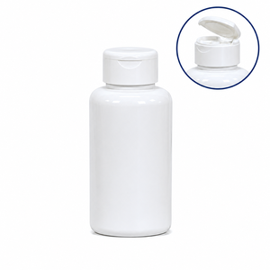 Flip Top Cylinder Plastic <b>Bottle</b> Lightweight for Cosmetics & Personal Care <b>Lotion</b>/Shampoo Liquid Packaging 300ml - Product Image 1