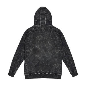 Sweat à capuche vintage en molleton 100 % coton, brodé avec logo personnalisé, effet délavé soleil d'automne, sans cordon, déchiré et délavé à l'acide - Product Image 3