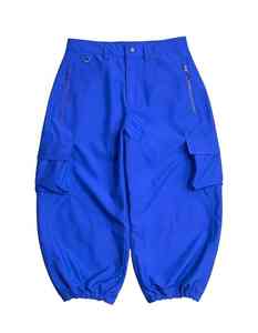 กางเกงบิบสกีและสโนว์บอร์ดแบบหลวมสำหรับฤดูหนาว สีพื้น ไซส์พลัส สำหรับผู้ใหญ่ ระบายอากาศได้ดี กันลม ขนาดใหญ่พิเศษ - Product Image 5