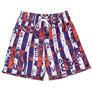 Shorts pour hommes, shorts vintage en molleton épais de style français, pantalon court uni en molleton, streetwear pour hommes, délavage acide - Product Image 5