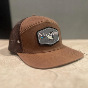 หมวกแก๊ปแบบ snapback 7 แผง ผ้าฝ้ายลายพราง ผลิตตามสั่ง ขายส่ง สำหรับทุกเพศทุกวัย ใส่ได้ทุกฤดู สไตล์สปอร์ต ตาข่ายแบบ trucker เหมาะสำหรับกิจกรรมกลางแจ้งและล่าสัตว์ - Product Image 5