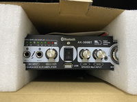 Mesin Stereo Digital USB 2 Kanal Profesional, Mixer Daya Panjang, Sistem Suara Karaoke, Set Amplifier untuk Rumah
