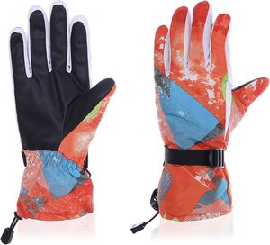 ถุงมือสกีแบบกำหนดเอง ถุงมือหนังสำหรับเล่นสกีฤดูหนาวแบบยูนิเซ็กซ์ ถุงมือสกีสำหรับภูเขาสูง ถุงมือสกีหนังกันน้ำ ระบายอากาศได้ดี พร้อมบริการ OEM - Product Image 2