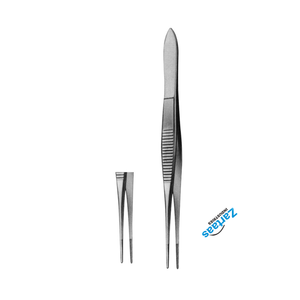 Alta calidad de acero inoxidable Graefe Iris fórceps recto dentado 0,7mm, 7cm instrumentos quirúrgicos fabricante y exportador - Product Image 3