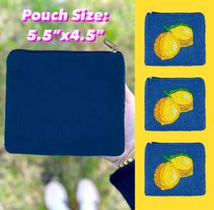 Bolso de mano de limón con cuentas de cristal VLemon, color personalizado, vacaciones de verano, diseño único - Product Image 3