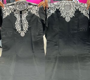 Kurta pyjama pour homme en soie fantaisie de bonne qualité avec broderie, à prix avantageux, vente en gros, approvisionnement en usine, achat en ligne en Inde - Product Image 5