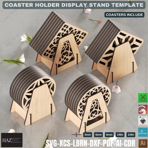 Custom Logo Natural <b>Wood</b> <b>Coasters</b> Coffee Cup Tea Cup Walnut <b>Coasters</b> Used For Hotels And Restaurant - Product Image 2