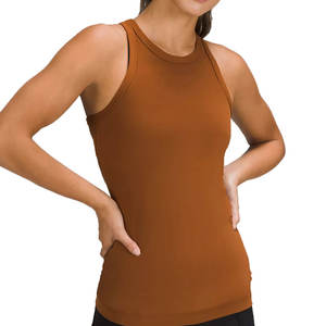 Débardeur Femme Couleur Unie de Qualité Supérieure, Respirant à l'Avant, Séchage Rapide, Écologique, Vêtement de Sport Actif, Vente Directe Usine - Product Image 1