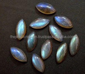 6mm 8mm 10mm Labradorita natural Cabujones calibrados de piedra Marquesa Lisa Piedra preciosa suelta Compre ahora en la tienda en línea del fabricante - Product Image 1