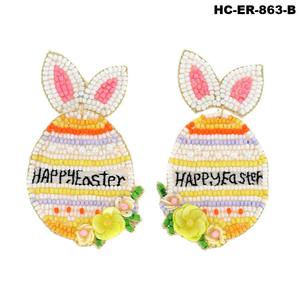 Boucles d'oreilles élégantes en perles de rocaille pour filles et femmes, parfaites pour les fêtes et les occasions festives avec des boucles d'oreilles uniques faites à la main - Product Image 6