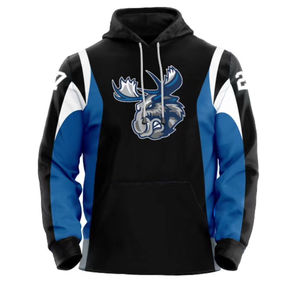 Customizable Logo Sublimation Tackle Twill Embroidery Adult Ice Hockey <b>Hoodies</b> with Customizable Logos Sports Wear - Product Image 2