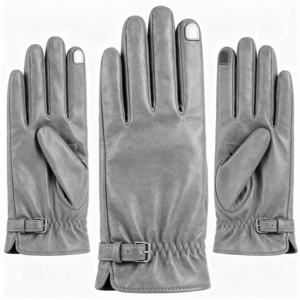Gants en cuir en gros OEM, logo personnalisé, cuir de vachette de qualité supérieure, adhérence protectrice, conçus pour une utilisation en extérieur, travail industriel, sécurité - Product Image 3